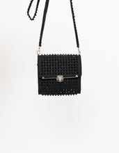 Load image into Gallery viewer, Vintage x Black Crochet Beaded Shoulder Purse