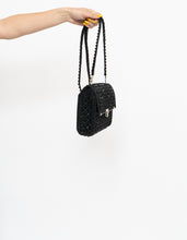 Load image into Gallery viewer, Vintage x Black Crochet Beaded Shoulder Purse