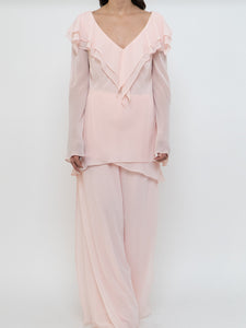 Vintage x FRANK USHER x Light Pink Flowy Set (M, L tall)