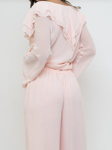 Vintage x FRANK USHER x Light Pink Flowy Set (M, L tall)