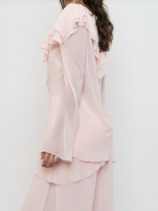 Vintage x FRANK USHER x Light Pink Flowy Set (M, L tall)