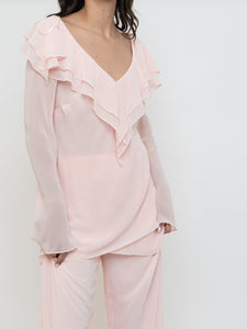 Vintage x FRANK USHER x Light Pink Flowy Set (M, L tall)