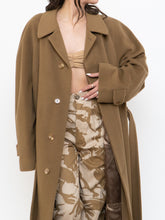 Load image into Gallery viewer, Vintage x Made in Canada x HARRY ROSEN Camel Wool &amp; Cashmere Coat (XS-L)