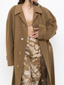 Vintage x Made in Canada x HARRY ROSEN Camel Wool & Cashmere Coat (XS-L)