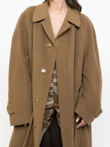 Vintage x Made in Canada x HARRY ROSEN Camel Wool & Cashmere Coat (XS-L)