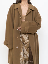 Load image into Gallery viewer, Vintage x Made in Canada x HARRY ROSEN Camel Wool &amp; Cashmere Coat (XS-L)