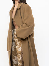 Load image into Gallery viewer, Vintage x Made in Canada x HARRY ROSEN Camel Wool &amp; Cashmere Coat (XS-L)