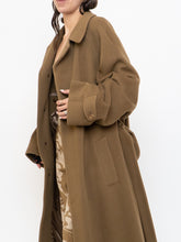Load image into Gallery viewer, Vintage x Made in Canada x HARRY ROSEN Camel Wool &amp; Cashmere Coat (XS-L)
