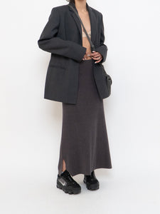 Vintage x EVAN PICONE x Made in Canada Wool-Blend Grey Blazer (XS-M)