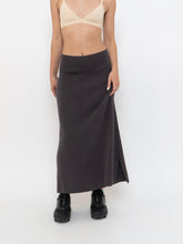 Load image into Gallery viewer, Vintage x Fine-knit Grey Stretchy Skirt (L, XL)