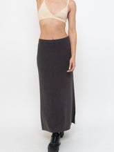 Load image into Gallery viewer, Vintage x Fine-knit Grey Stretchy Skirt (L, XL)
