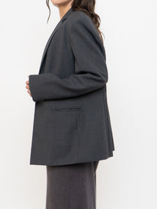 Vintage x EVAN PICONE x Made in Canada Wool-Blend Grey Blazer (XS-M)