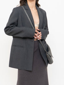 Vintage x EVAN PICONE x Made in Canada Wool-Blend Grey Blazer (XS-M)