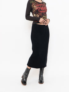 Vintage x HOLT RENFREW Wool-blend Knit Skirt (XS-M)