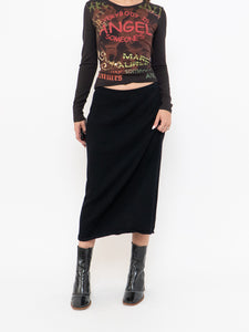 Vintage x HOLT RENFREW Wool-blend Knit Skirt (XS-M)