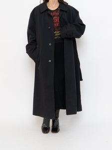 Vintage x Made in Canada x WEATHERMAN Black Trench (S-L)