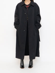 Vintage x Made in Canada x WEATHERMAN Black Trench (S-L)