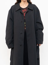 Load image into Gallery viewer, Vintage x Made in Canada x WEATHERMAN Black Trench (S-L)