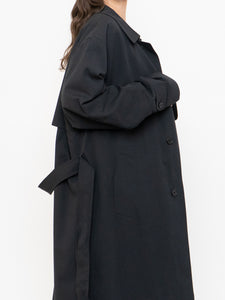 Vintage x Made in Canada x WEATHERMAN Black Trench (S-L)