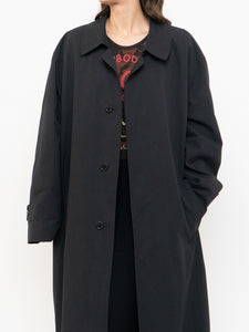 Vintage x Made in Canada x WEATHERMAN Black Trench (S-L)