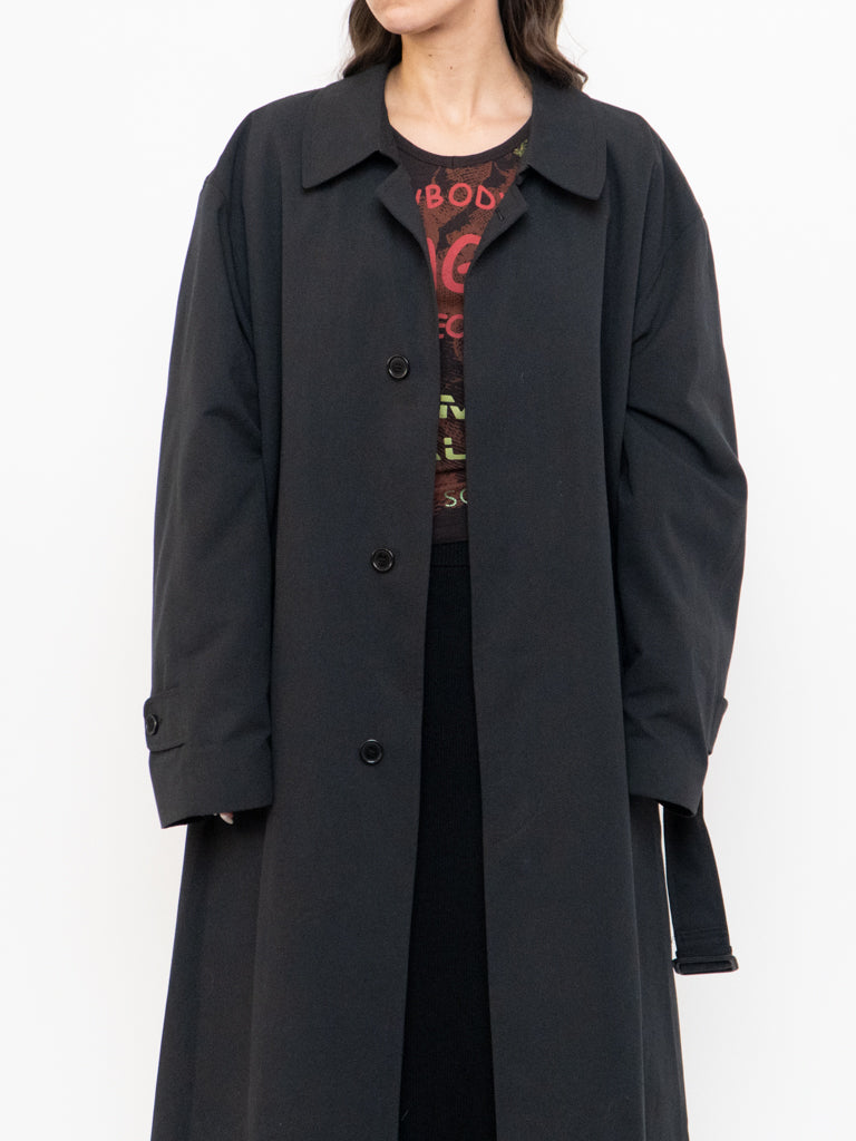 Vintage x Made in Canada x WEATHERMAN Black Trench (S-L)