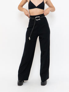 Vintage x ANDREA JOVINE Microknit Wool-blend Pant (S, M)