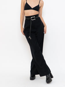 Vintage x ANDREA JOVINE Microknit Wool-blend Pant (S, M)