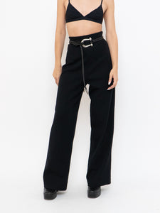 Vintage x ANDREA JOVINE Microknit Wool-blend Pant (S, M)