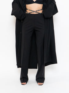 Vintage x Made in Slovania x HUGO BOSS Pleated Wool-blend Dress Pant (M, Tall)