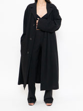 Load image into Gallery viewer, Vintage x HUGO BOSS Classic Black Trench (XS-L)