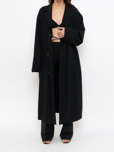 Vintage x HUGO BOSS Classic Black Trench (XS-L)