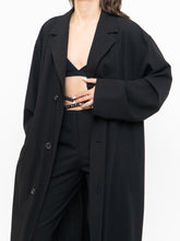 Load image into Gallery viewer, Vintage x HUGO BOSS Classic Black Trench (XS-L)
