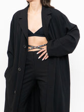 Load image into Gallery viewer, Vintage x HUGO BOSS Classic Black Trench (XS-L)