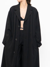 Load image into Gallery viewer, Vintage x HUGO BOSS Classic Black Trench (XS-L)
