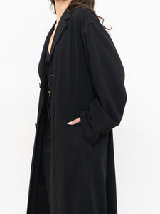 Vintage x HUGO BOSS Classic Black Trench (XS-L)