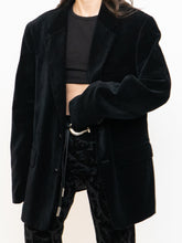 Load image into Gallery viewer, MICHAEL KORS x Velvet Feel Black Jacket (M, L)
