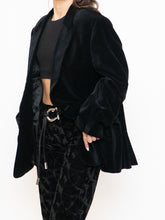 Load image into Gallery viewer, MICHAEL KORS x Velvet Feel Black Jacket (M, L)