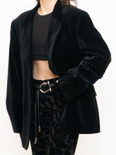 Load image into Gallery viewer, MICHAEL KORS x Velvet Feel Black Jacket (M, L)