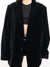 Load image into Gallery viewer, MICHAEL KORS x Velvet Feel Black Jacket (M, L)