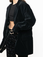 Load image into Gallery viewer, MICHAEL KORS x Velvet Feel Black Jacket (M, L)