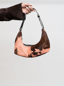 TOPSHOP x Pink Cow Pony Hair Purse