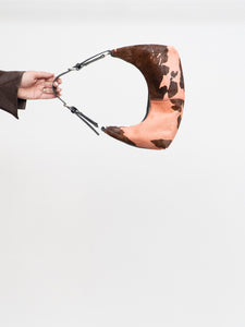 TOPSHOP x Pink Cow Pony Hair Purse