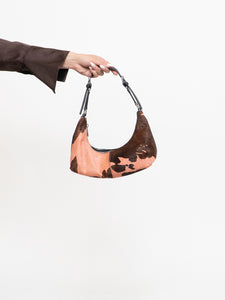 TOPSHOP x Pink Cow Pony Hair Purse