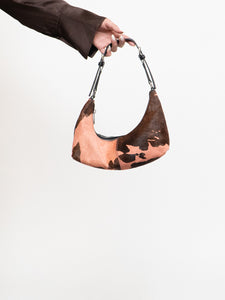 TOPSHOP x Pink Cow Pony Hair Purse