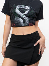 Load image into Gallery viewer, Vintage x Made in Hungary x Deadstock Mini Snap Button Skirt (S, M)