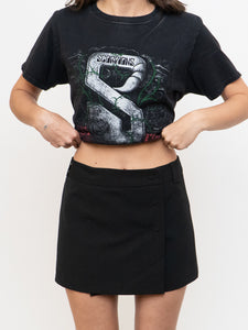 Vintage x Made in Hungary x Deadstock Mini Snap Button Skirt (S, M)