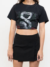 Load image into Gallery viewer, Vintage x Made in Hungary x Deadstock Mini Snap Button Skirt (S, M)