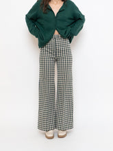 Load image into Gallery viewer, Vintage x Handmade Green &amp; White Checkered Pant (S)