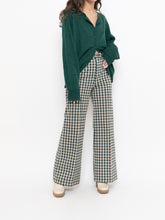 Load image into Gallery viewer, Vintage x Handmade Green &amp; White Checkered Pant (S)