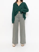 Load image into Gallery viewer, Vintage x Handmade Green &amp; White Checkered Pant (S)